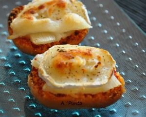 Queso de cabra en el horno