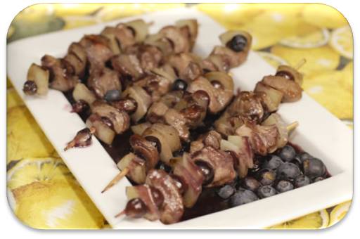 pinchos - cocinando pinchos - cocinando