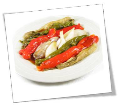 Escalibada Catalana- cocinando