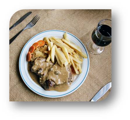 Lomo al queso ahumado - cocinando