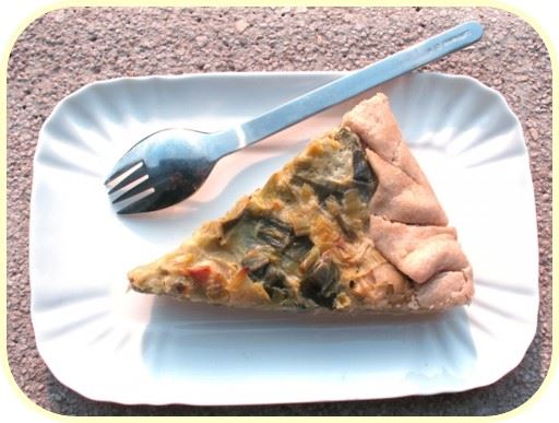 Receta tarta de puerros
