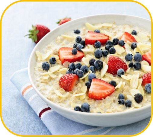 Avena con frutas