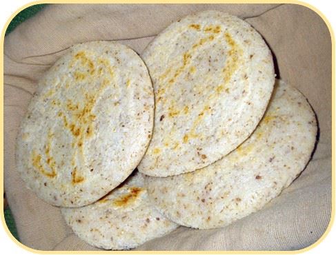 Receta Arepas de maiz co semillas de sesamo