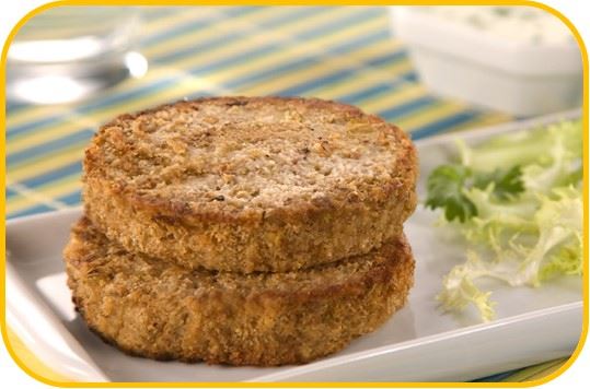 hamburguesas de copo de avena