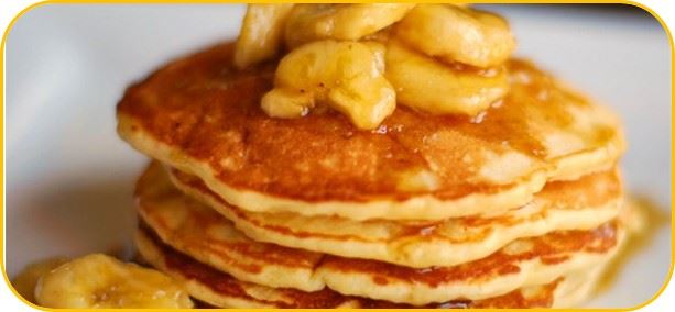 Receta Panquecas de cambur