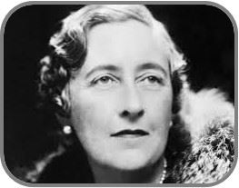 gatha Christie, escritora de novelas de misterio británica.