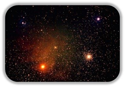 Antares, estrella anaranjada