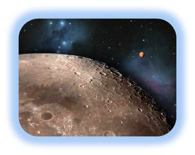 Marte y la Luna
